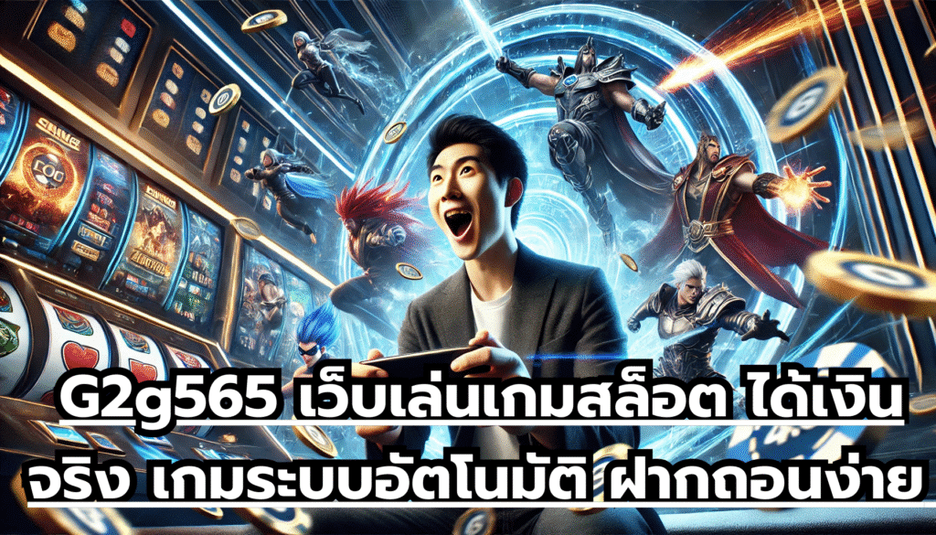 G2g565 เว็บเล่นเกมสล็อต ได้เงินจริง เกมระบบอัตโนมัติ ฝากถอนง่าย ผ่านเว็บผ่านมือถือ