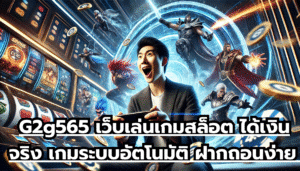 G2g565 เว็บเล่นเกมสล็อต ได้เงินจริง เกมระบบอัตโนมัติ ฝากถอนง่าย ผ่านเว็บผ่านมือถือ