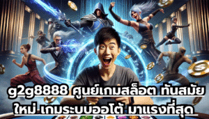 g2g8888 ศูนย์เกมสล็อต ทันสมัยใหม่ เกมระบบออโต้ มาแรงที่สุด แจ๊คพ็อตแตกหนักจัดเต็ม